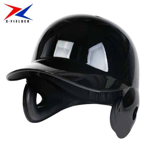 엑스필더 신형 초경량 유광 양귀 헬멧 BK