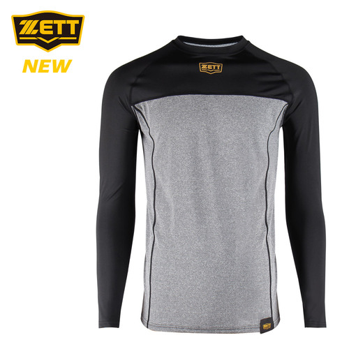 ZETT 제트 BOK-392 긴팔 스판언더셔츠 (블랙/그레이)
